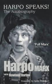 Harpo speaks! by Harpo Marx, Rowland Barber