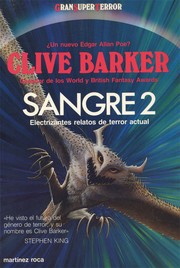 Cover of: Sangre 2 by Clive Barker