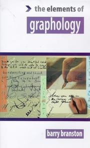 Cover of: The elements of graphology