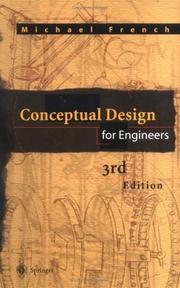 Cover of: Conceptual design for engineers | M. J. French