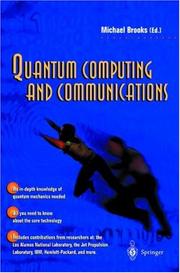 Cover of: Quantum Computing and Communications