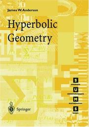 Cover of: Hyperbolic geometry