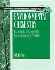 Cover of: Essentials of chemistry for engineering practice