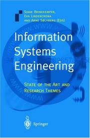 Cover of: Information Systems Engineering: State of the Art and Research Themes