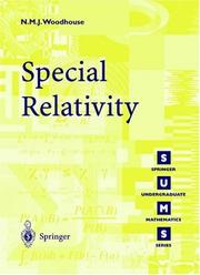 Cover of: Special Relativity by N. M. J. Woodhouse