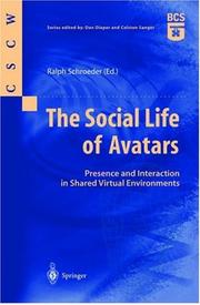Cover of: The Social Life of Avatars by Ralph Schroeder