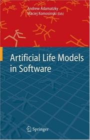 Cover of: Artificial life models in software