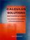 Cover of: Calculus Solutions