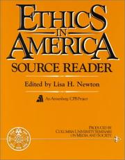 Cover of: Ethics in America by edited by Lisa H. Newton.