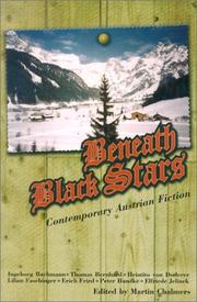 Beneath black stars by Martin Chalmers, Mike Mitchell, Malcolm Green, Michael Hulse, Shaun Whiteside, Iain Galbraith, Ester Kinsky, Agnes Rook