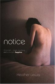 Cover of: Notice (High Risk Books) by Heather Lewis