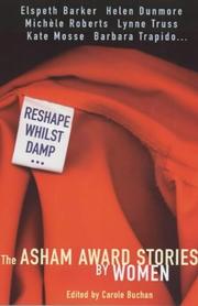 Cover of: Reshape Whilst Damp by Carole Buchan