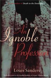 Cover of: An ignoble profession