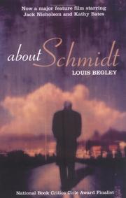 Cover of: About Schmidt by Louis Begley