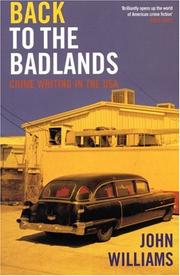 Cover of: Back to the Badlands: Crime Writing in the USA