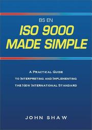 Cover of: ISO 9000 Made Simple by John Shaw