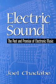 Cover of: Electric sound by Joel Chadabe