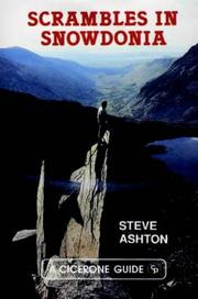 Cover of: Scrambles in Snowdonia by Steve Ashton