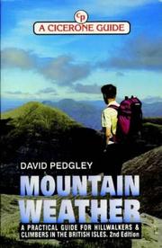 Cover of: Mountain Weather (Outdoor Pursuits & Techniques)