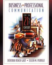 Cover of: Business and professional communication for the 21st century