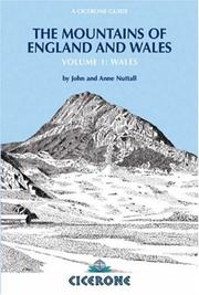 Cover of: The Mountains of England and Wales by John Nuttall, Anne Nuttall