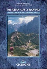 Cover of: Cicerone Julian Alps of Slovenia (Cicerone Guide)