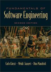 Cover of: Fundamentals of Software Engineering (2nd Edition) by Carlo Ghezzi, Mehdi Jazayeri, Dino Mandrioli
