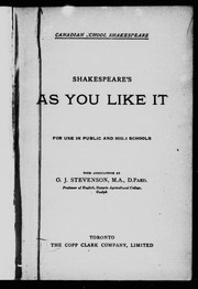 Cover of: Shakespeare's As you like it by William Shakespeare