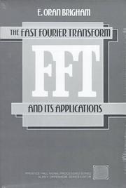 Cover of: The fast Fourier transform and its applications by E. Oran Brigham