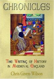 Cover of: Chronicles: the writing of history in medieval England