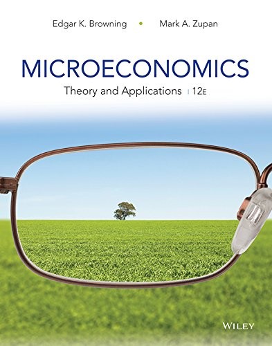 Microeconomics by Edgar K. Browning, Mark A. Zupan