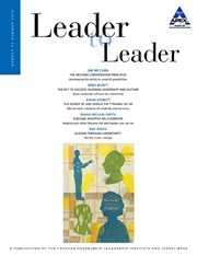 Cover of: Leader to Leader , Volume 73, Summer 2014