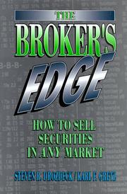 Cover of: The Broker's Edge: How to Sell Securities in Any Market (Prentice-Hall Career & Personal Development)