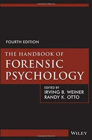 Cover of: The Handbook of Forensic Psychology by 