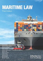 Cover of: Maritime Law by 