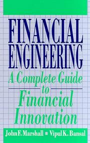 Cover of: Financial engineering: a complete guide to financial innovation