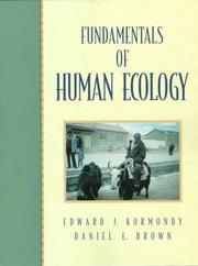 Cover of: Fundamentals of human ecology