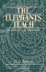 Cover of: Elephants Teach, The by D. G. Myers