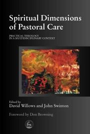 Cover of Spiritual dimensions of pastoral care