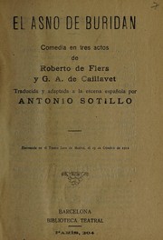 Cover of: El asno de Buridan: comedia en tres actos