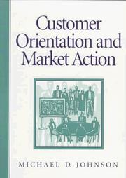 Cover of: Customer orientation and market action