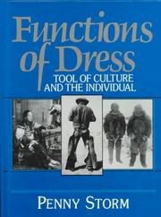 Cover of: Functions of dress: tool of culture and the individual