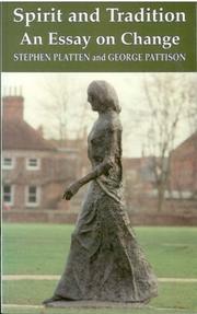 Cover of: Spirit and tradition | Stephen Platten