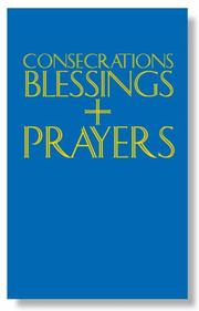 Cover of: Consecrations, Blessings and Prayers by Sean Finnegan