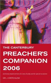 Cover of: Canterbury Preachers Companion