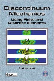 Cover of: Discontinuum mechanics: using finite and discrete elements