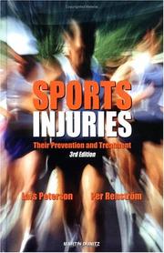 Cover of: Sports Injuries by Lars Peterson, Per Renstrom