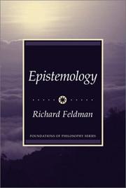 Cover of: Epistemology