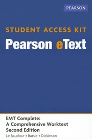 Cover of: EMT Complete, Pearson eText -- Access Card