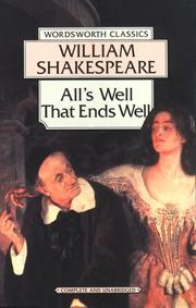 Cover of: All's Well That Ends Well by William Shakespeare